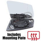 Mercedes E Class W212 Saloon 2009-2016 Heated Wing Mirror Glass Drivers Side