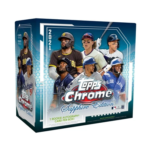 2021 Topps Chrome Baseball Sapphire Edition Box