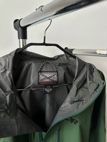 Outdoor Research Foray Gore-tex GTX Jacket Green Gorpcore Hiking Men’s Size L - Picture 10 of 13