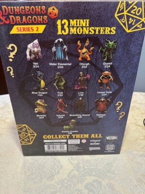 Kidrobot D&D - 3'' Monster Mini Blind Box Series 2 New (click MPN to select)