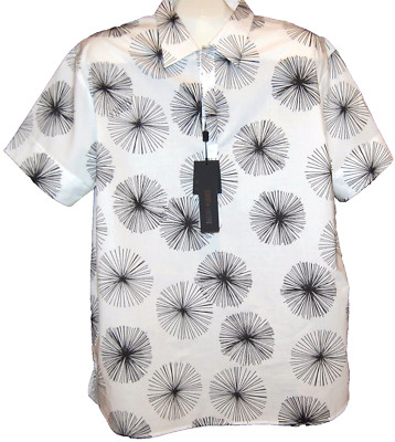 Antony Morato  White Black  Cotton  Men's Shirt Size XL 52