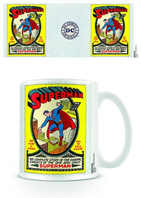 Official DC Mugs Originals Retro Super Hero Villain Character Mug TV Film Gift