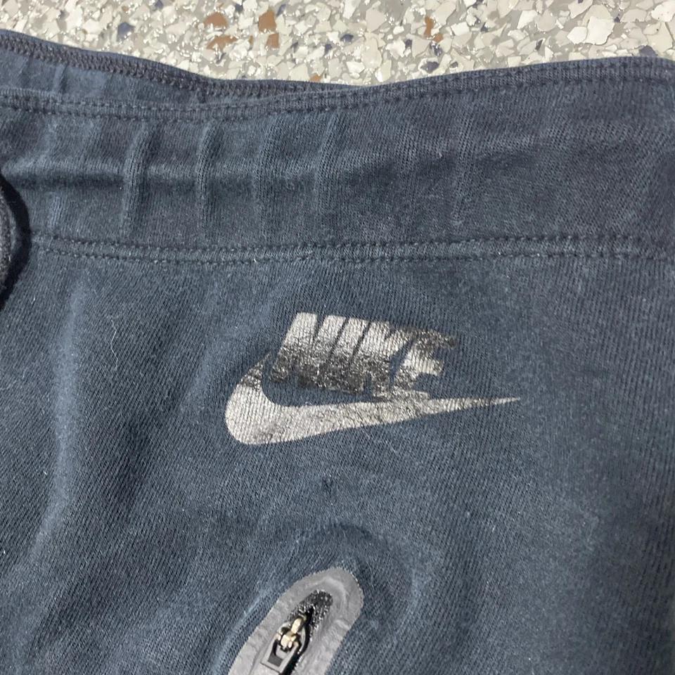 Pantalones de chándal Nike Sportswear para hombre medianos negros tecnológicos de vellón talla L Foto 3 de 4