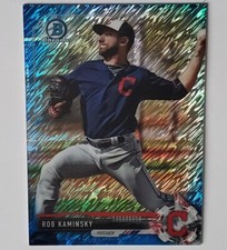 ROB KAMINSKY 1st 2017 Bowman Chrome Prospect #BCP182 Blue Shimmer Refractor /150