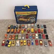 Matchbox Superfast Car Deluxe Collector s Case With 6 Trays 51 Total Cars READ