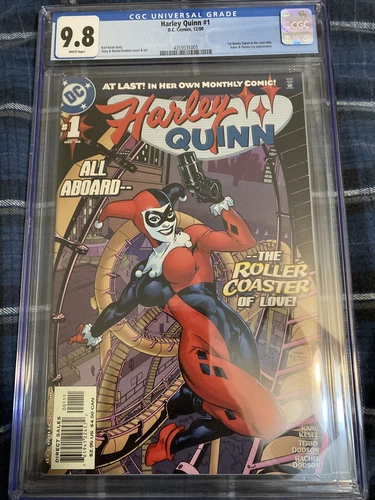HARLEY QUINN 1 CGC 9.8 WHITE PAGES!!! HIGH-GRADE NM/MINT!!!