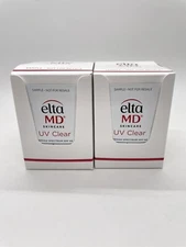 Elta MD UV Clear SPF 46 Sunscreen untinted - 2pk x 40 SAMPLES Exp: 2027