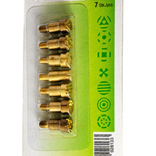 24x Dekor Brennstempel 4x6 Stempel Brennpeter Brandmalen Brandmalgerät unbenutzt