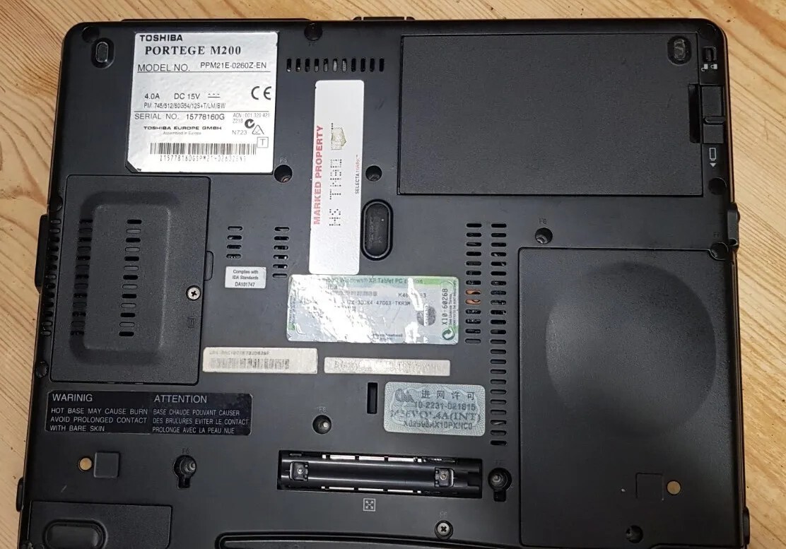 Toshiba Vintage Laptops Portege M200 & TECRA A6 For Parts eBay