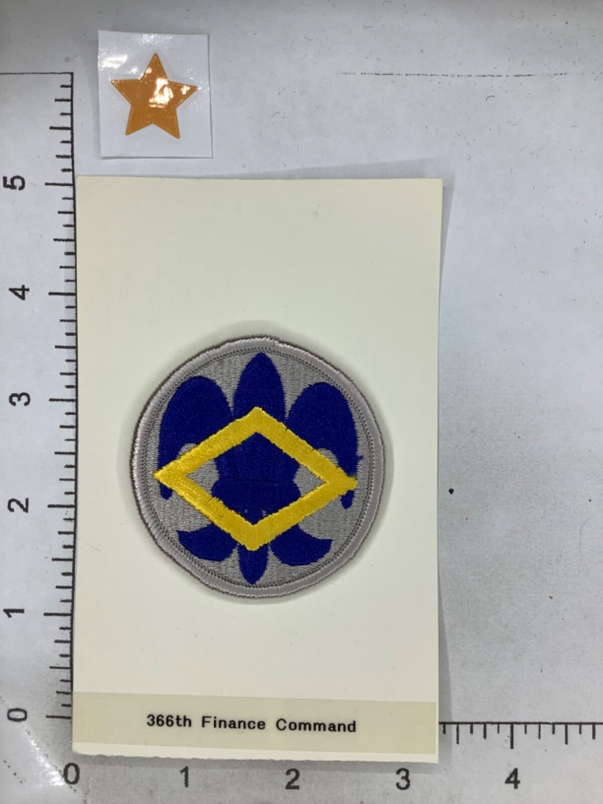 VINTAGE US ARMMY 366TH FINANCE COMMAND PATCH | eBay