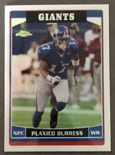 Plaxico Burress 2006 Topps Chrome Refractor Gaints Steelers Michigan State