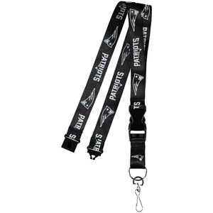 New England Patriots Keychain Long Lanyard Black 657175299762 Ebay