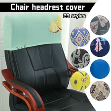Household Swivel Chair Headrest Cover Office Chair Cover Elastic Headrest Cover.