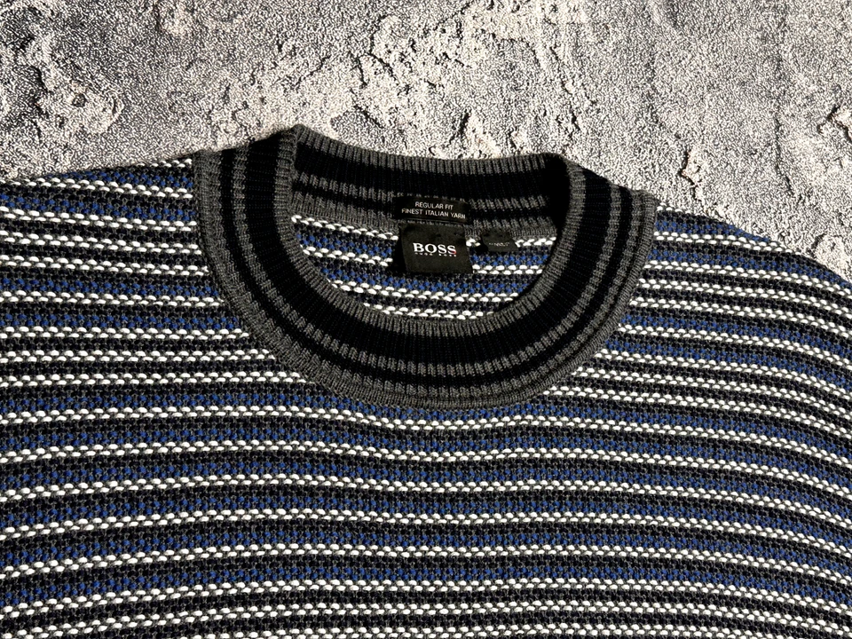 Hugo Boss italian yarn men's sweater L - Image 2 of 4