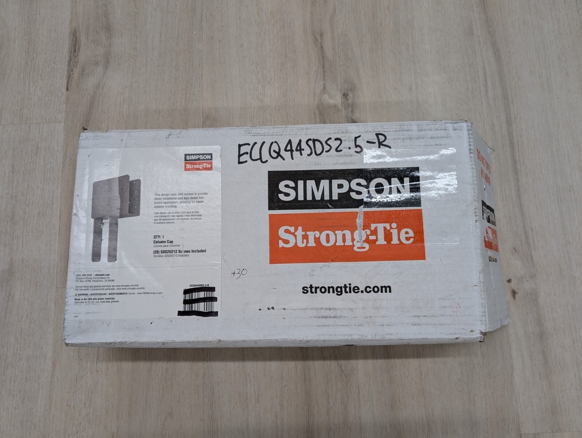 サムソン　Samson Simpson Strong-Tie ECCQ44SDS2.5-R 4X4 End Column Cap With