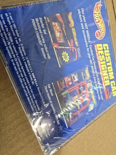 Vintage Hot Wheels Custom Car Designer CD-Rom (PC CD, 1997) - Picture 3 of 3