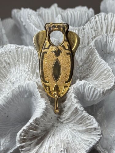 10K YELLOW GOLD BATES & B CIGAR CUTTER LENGTH 2 INCH