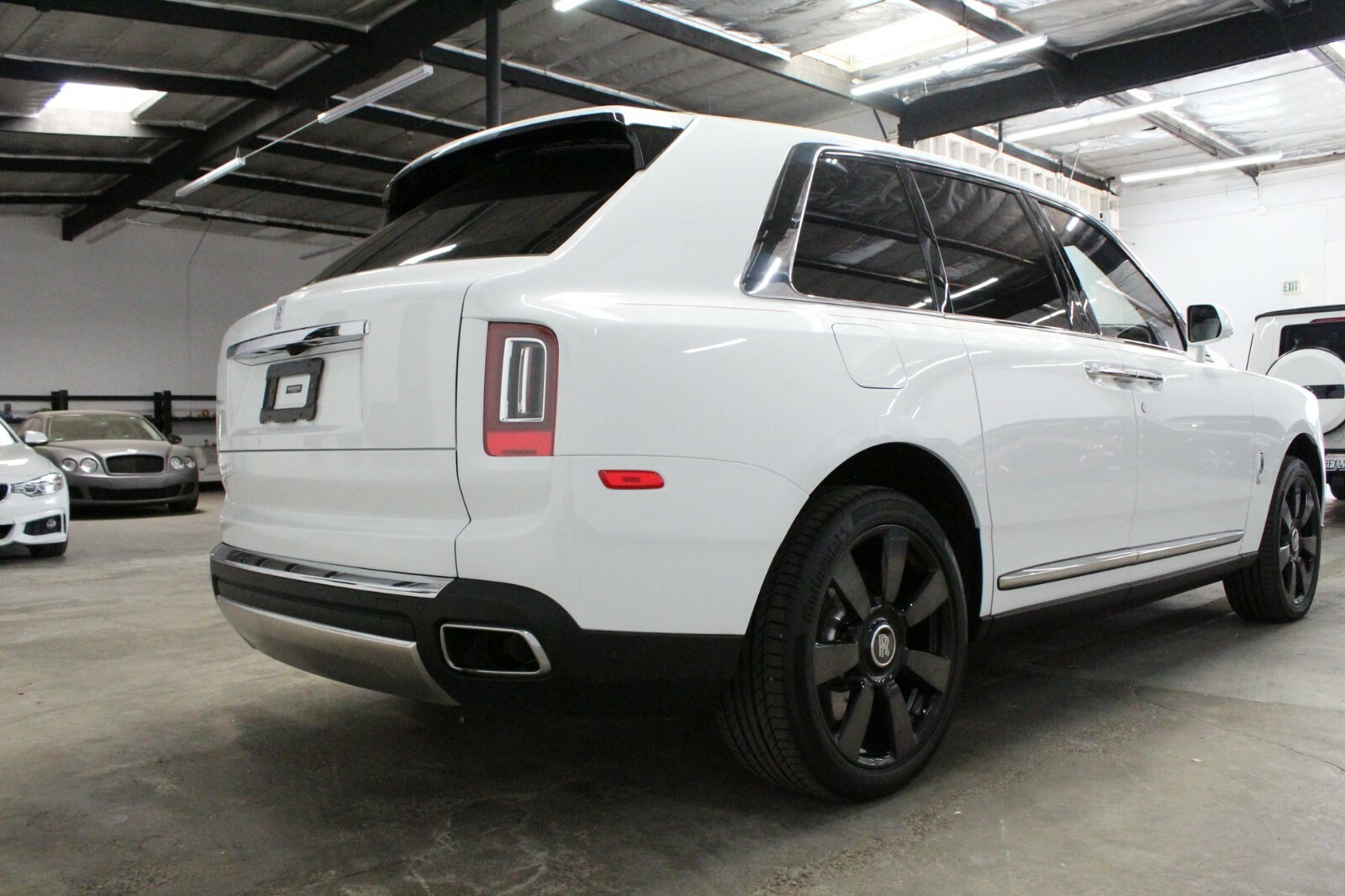 GENUINE ROLLS-ROYCE CULLINAN 7 SPOKE PART POLISHED SHADOW WHEELS OEM FACTORY SET