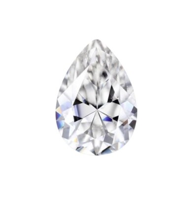 #ad Loose CVD Lab Grown Diamond 3 x 4 MM Pear D Color IF CLARITY Certified Diamond $14.54