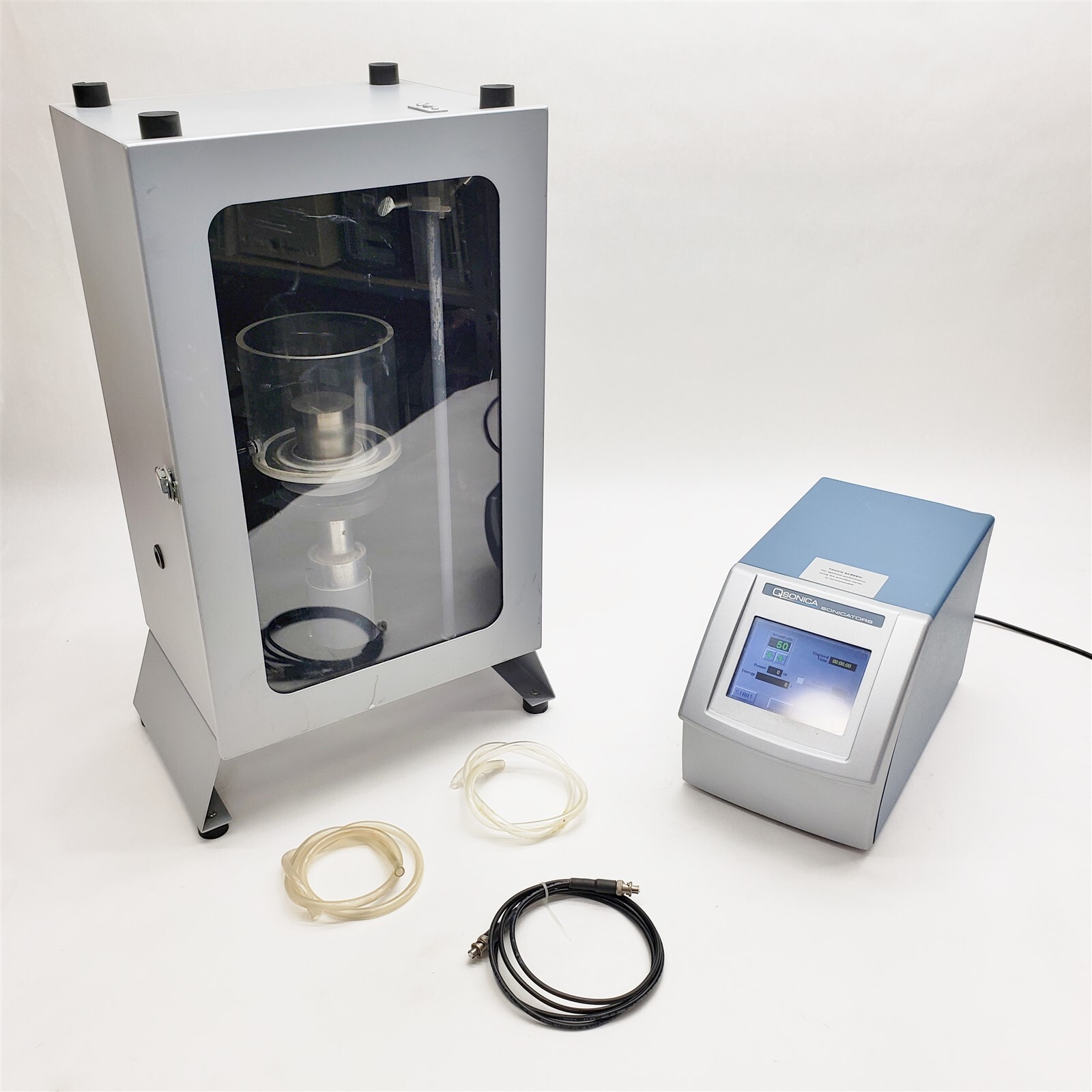 QSonica Q700 Sonicator Touch Screen w/ CL334 Probe and Sound Proof Enclosure eBay