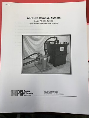 Waterjet Abrasive Removal System