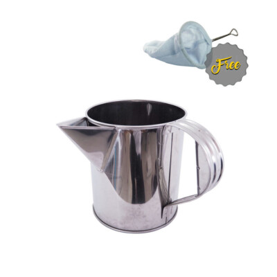 Iced THAI TEE Kaffeemaschine Traditionelle Edelstahl Kanne GRATIS Filterbeutel