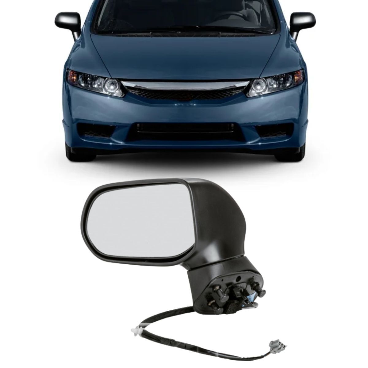 For 2006-2011 Honda Civic Door Mirror Driver Side | HO1324101