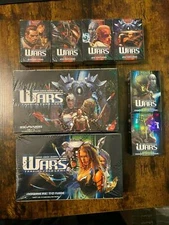 Wars TCG 2 Booster Box And 6 Starter Deck Lot - All Sealed New Card Game