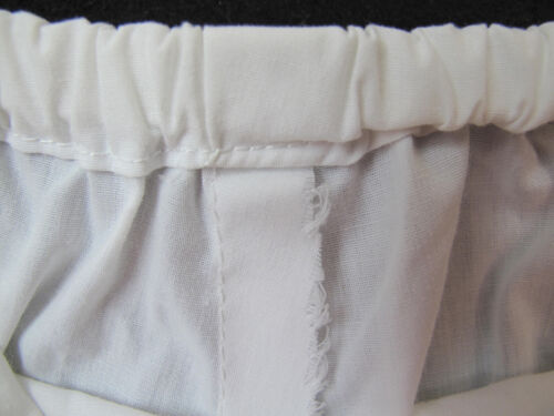 Vintage Pantaloons Cotton Lace Hand Made White Size S-M .A-95 - Picture 4 of 4