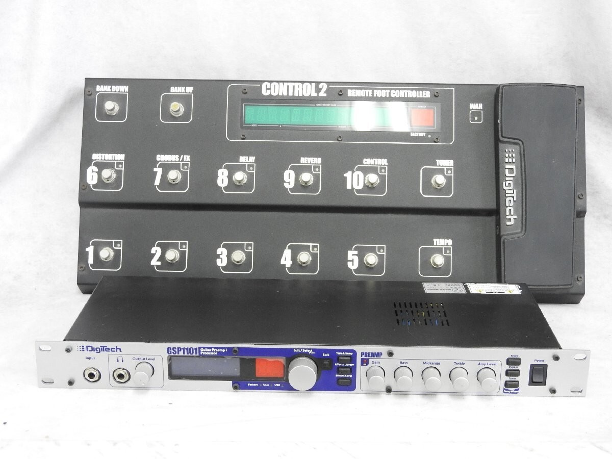 Digitech GSP1101 + Control 2 セット 動作確認済み Digitech GSP1101 + Control 2 セット 動作確認済み Digitech GSP1101