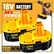 Pack 18Volt Replacement for Dewalt 18V Battery DC9098 DC9099 DC9096 NiMH DC9099