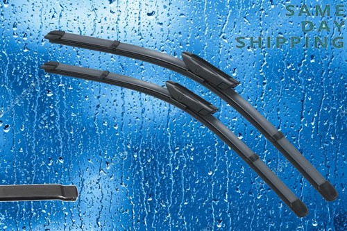 FRONT AND REAR WIPER BLADES SET FITS RENAULT CLIO HATCHBACK 05/2005 - 10/2012 - Picture 2 of 3
