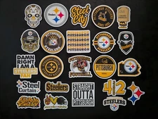 Football Vinyl Decal Stickers Steeler Nation Steel Curtain Pittsburgh Steelers
