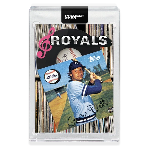 Topps PROJECT 2020 Card 212 - 1975 George Brett by Don C