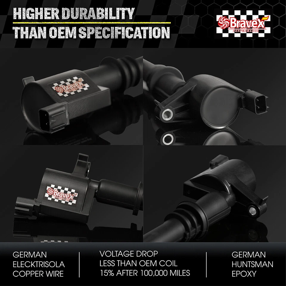 Paquete de 8 bobinas de encendido DG511 para Ford F150 Expedition 4,6/5,4 L 2004 2005 2006-2008 Foto 3 de 4