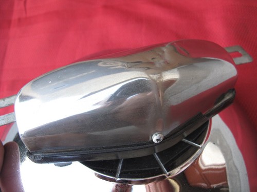 1951 Kaiser Frazer Rear Continental Kit Hubcap Hollywood Accessory License Frame - Picture 8 of 24