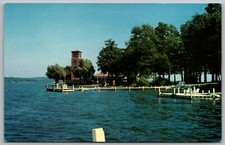 Vintage Postcard - Miller Bell Tower - Chautauqua New York - NY