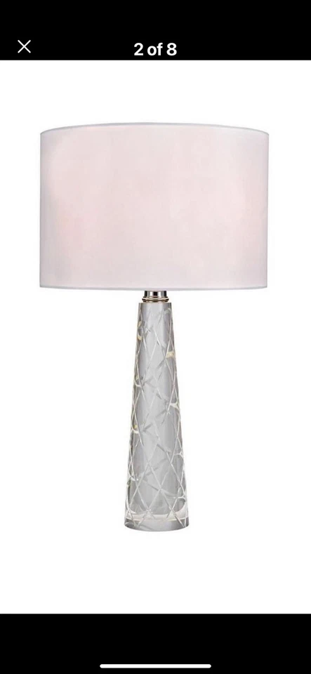 Lámpara de Mesa Trans Globe Lighting Monterey 26.5" Cristal Estilo Transicional  Foto 2 de 4