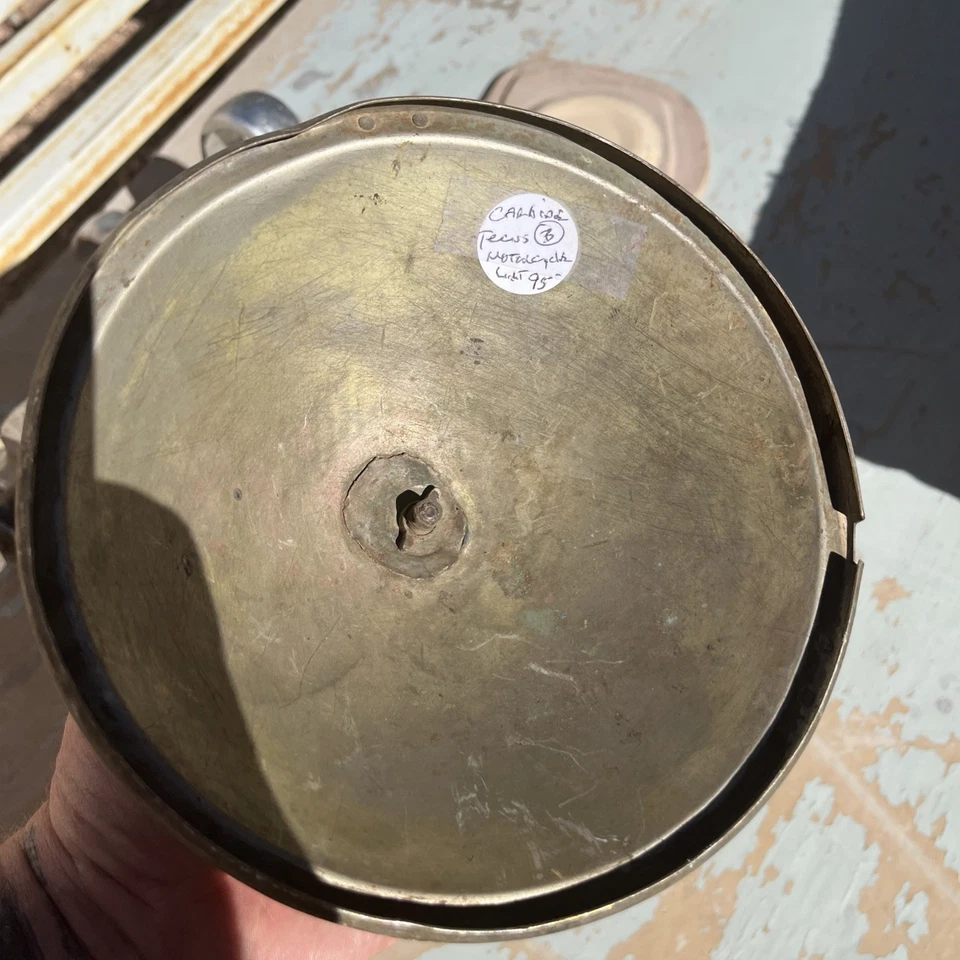 Early Teens Original carburo, faro, generador de carburo motocicleta temprana Foto 4 de 4