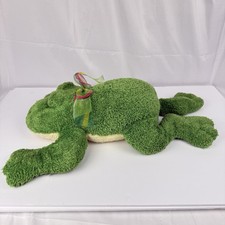 Vintage Carlton Cards American Greetings Corporation 20" Plush Frog with Bow