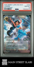 2025 Disney Lorcana En 9-Fabled 240 Jasmine Enchanted PSA 10