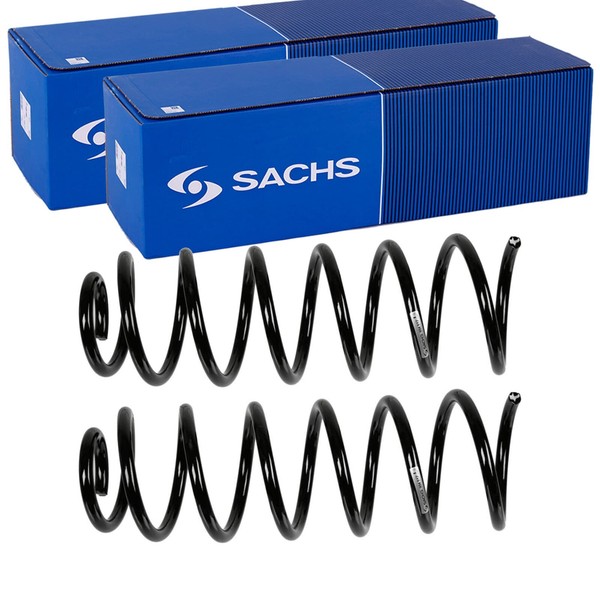 2X Sachs Fahrwerksfedern Hinten Passend FÜR CitroËN Berlingo C4 Peugeot Partner-image