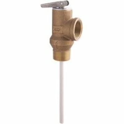 Watts 3/4 100Xl-175/210 Temperature Pressure Relief Valve, Brass