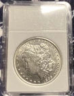 1896 Morgan Silver Dollar $1 Coin Silver 0.9 Fineness Uncertified Ungraded