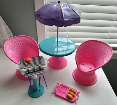 RARE VTG Barbie So Much To Do Terrace BBQ Party Set #67030 INCOMPLETE
