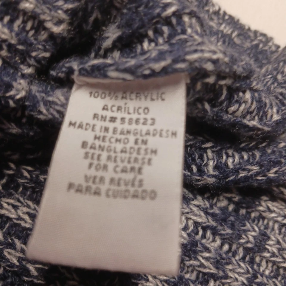 Suéter Carol Rose Negro Gris Tejido con Cable Con Capucha Dbl Botón Con Capucha Para Mujer Grande Foto 3 de 4