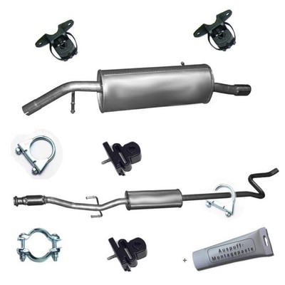 Auspuff Flexrohr fur Peugeot 208 95PS 120PS 1,4 1,6+Montagezubehör 2012-2019 Neu