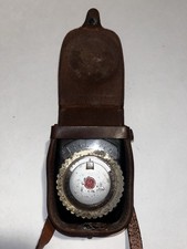 Vintage GE Exposure Meter Type PR-1. In Leather Case