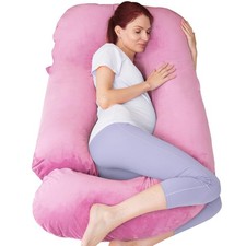 60 Inch Pregnancy Pillow for Sleeping, Extra Large U Shaped Body Pillow, Mate...