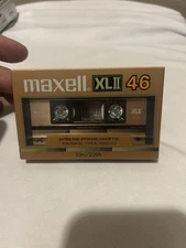MAXELL XLII 46  Blank Audio Cassette Tape (Sealed) New! US